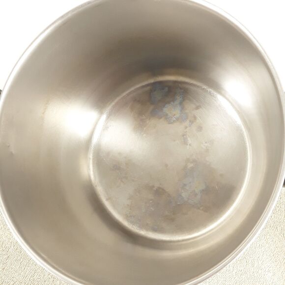 Revere Ware 6 Qt (8qt?) Stock Pot + Lid, 1801 Copper Bottom on Stainless vintage - Picture 6 of 13